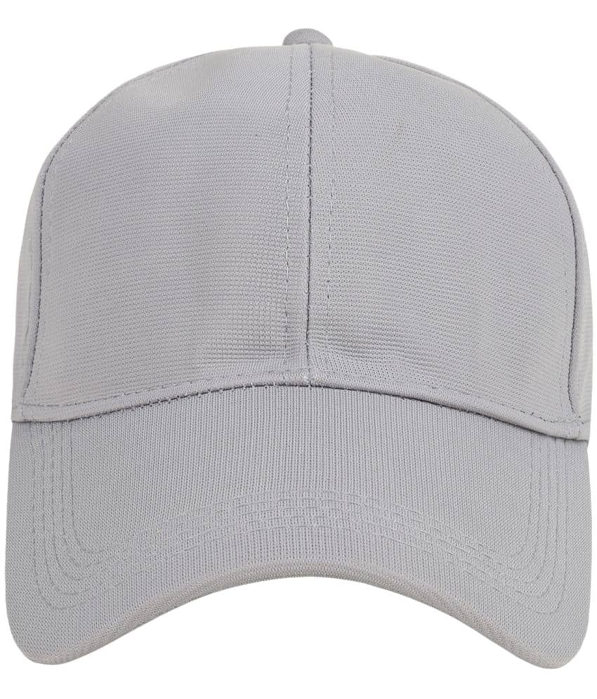 Zacharias - Gray Cotton Blend Men's Cap ( Pack of 1 )