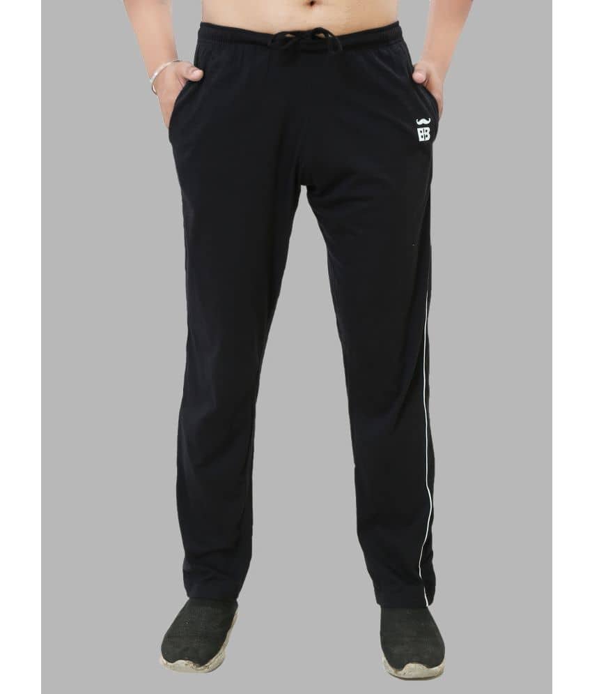 Black Brothers - Navy Cotton Men's Trackpants ( Pack of 1 ) - Track Pants | Buy online on ZillyBuy