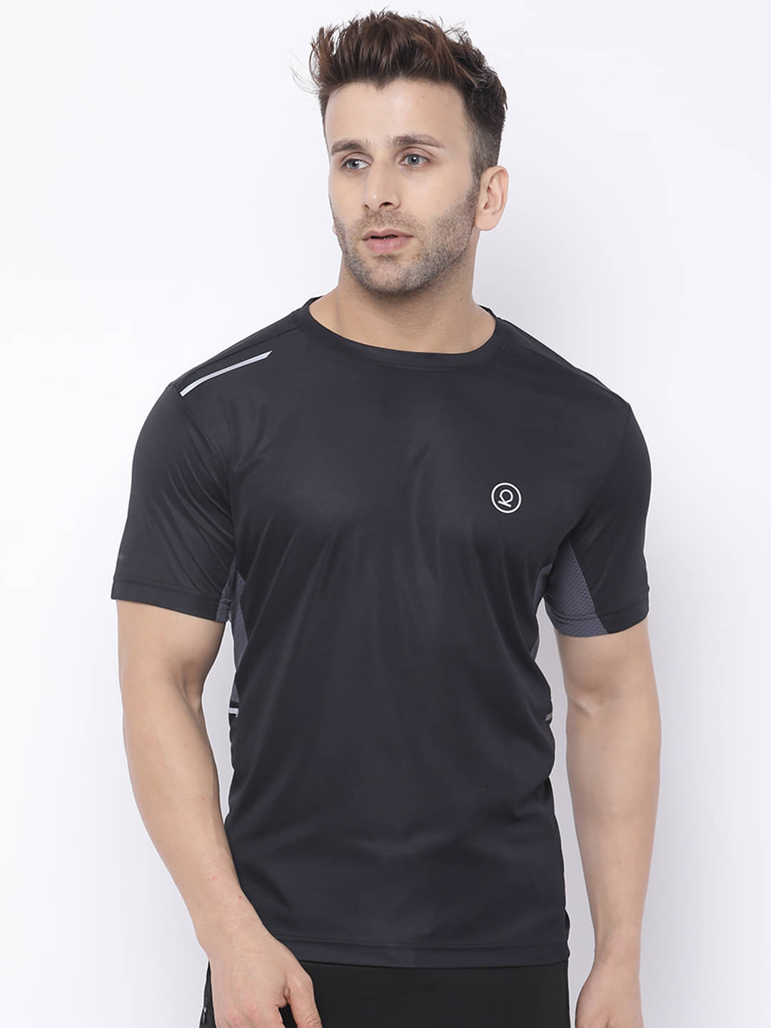     			Chkokko - Black Polyester Regular Fit Men's Sports T-Shirt ( Pack of 1 )