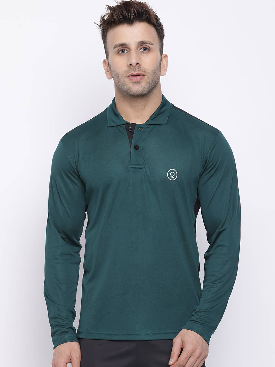 Chkokko - Dark Green Polyester Regular Fit Men's Sports T-Shirt ( Pack of 1 ) Chkokko - Dark Green Polyester Regular Fit Men's Sports T-Shirt ( Pack of 1 )