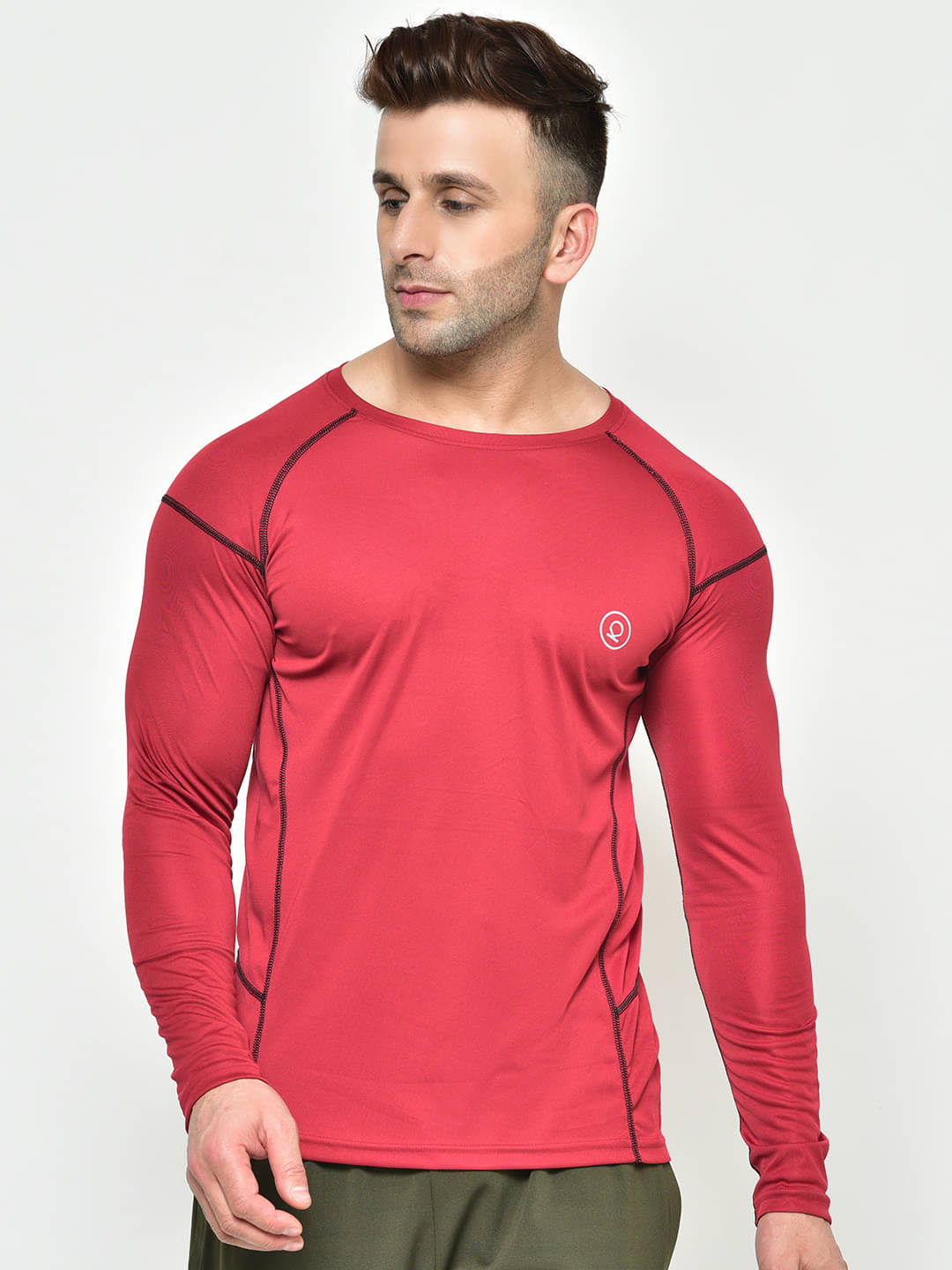 Chkokko - Maroon Polyester Regular Fit Men's Sports T-Shirt ( Pack of 1 ) Chkokko - Maroon Polyester Regular Fit Men's Sports T-Shirt ( Pack of 1 )