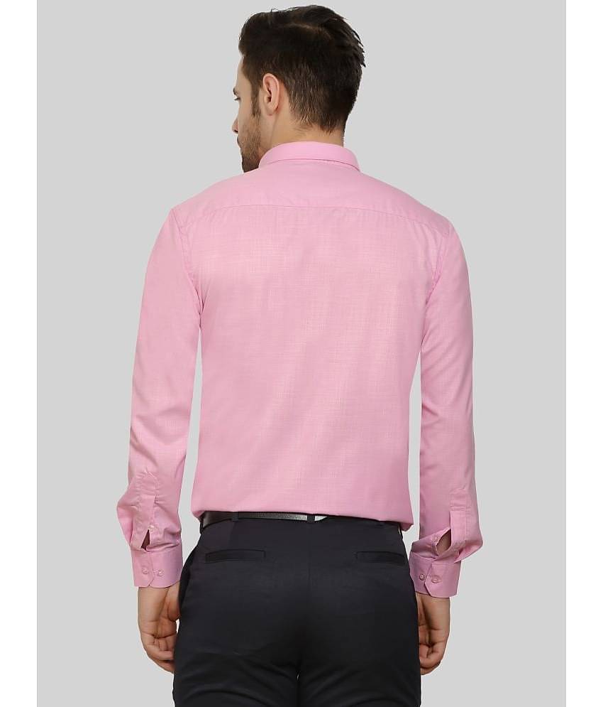 Comey Cotton Blend Regular Fit Full Sleeves Men's Formal Shirt - Brown ( Pack of 1 )