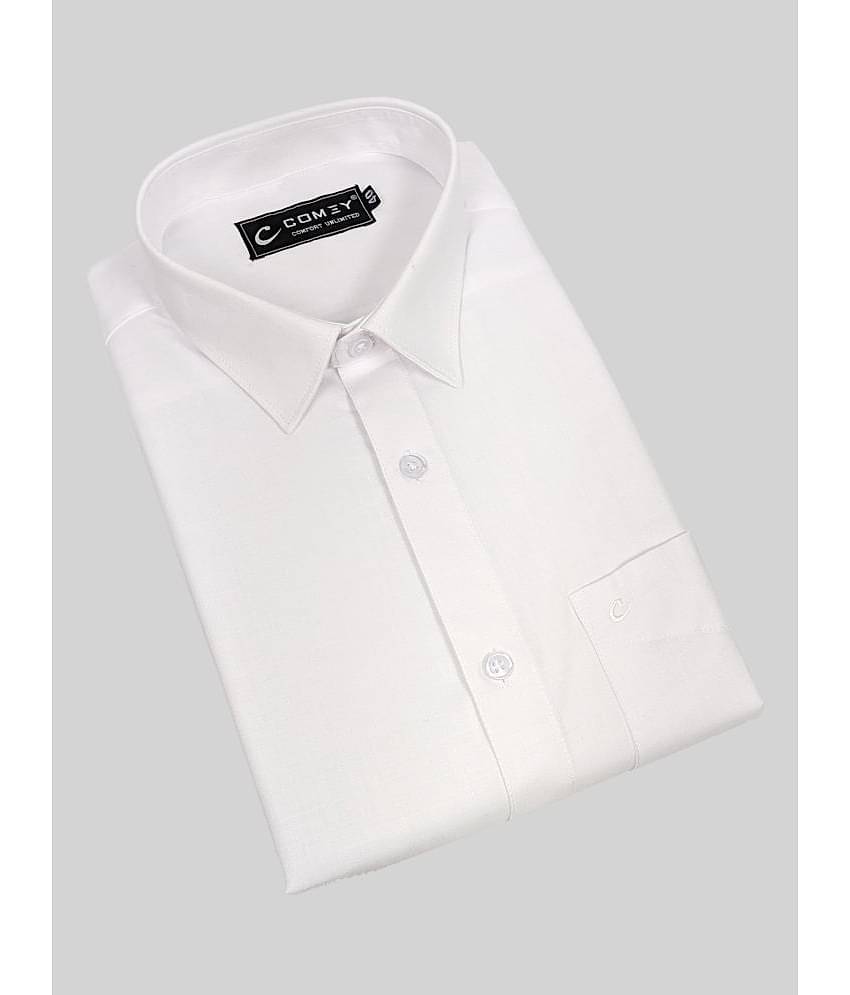 Comey Cotton Blend Regular Fit Full Sleeves Men's Formal Shirt - Brown ( Pack of 1 )