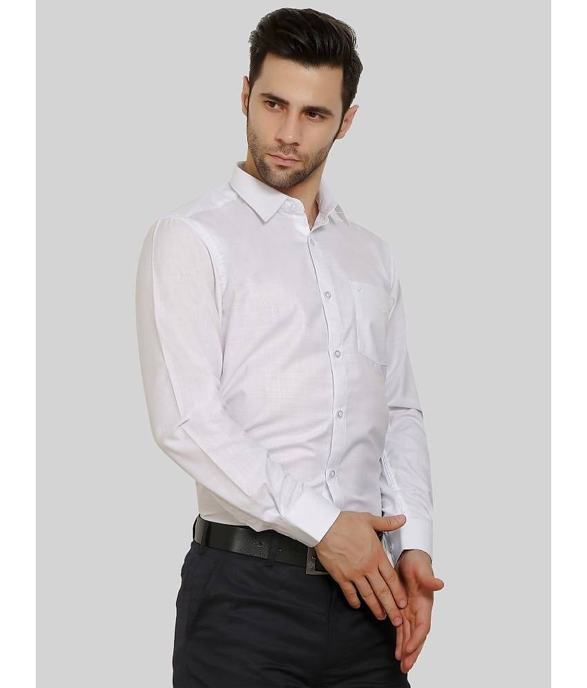 Comey Cotton Blend Regular Fit Full Sleeves Men's Formal Shirt - Brown ( Pack of 1 )