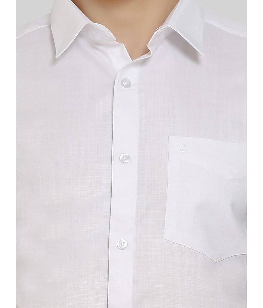 Comey Cotton Blend Regular Fit Full Sleeves Men's Formal Shirt - Brown ( Pack of 1 )