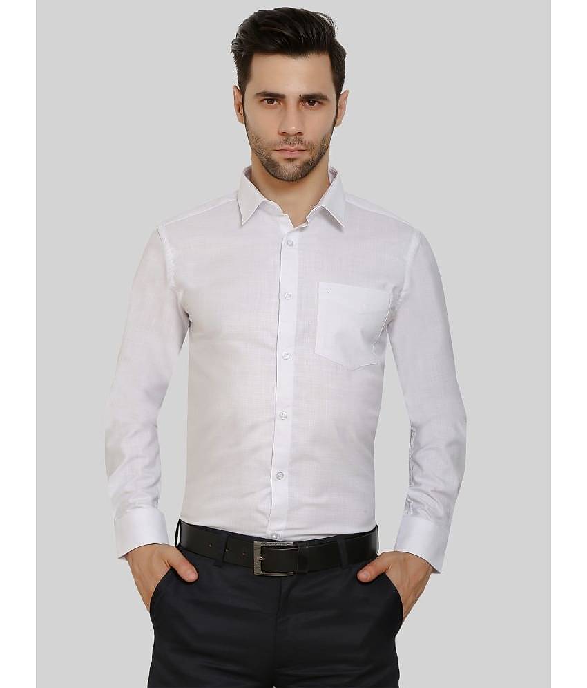 Comey Cotton Blend Regular Fit Full Sleeves Men's Formal Shirt - Brown ( Pack of 1 )