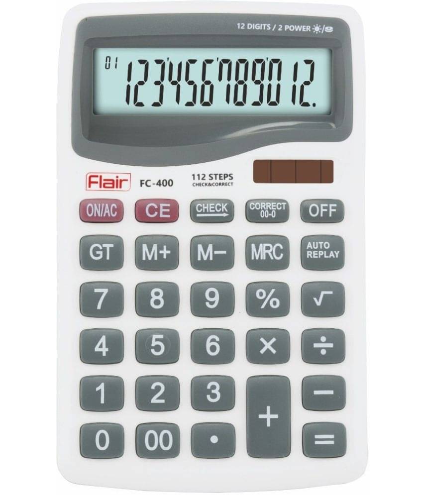 Flair Fc-400 Fc Basic Calculator (12 Digit) Flair Fc-400 Fc Basic Calculator (12 Digit)