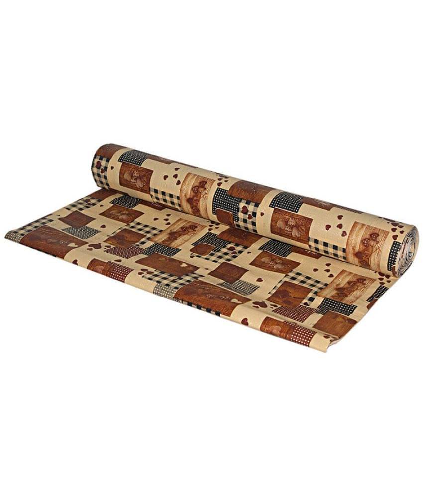     			Single PVC Beige Kitchen Shelf Cover Cover