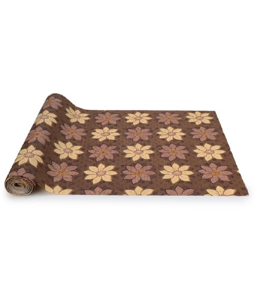 Single PVC Brown Kitchen Shelf Cover Cover Single PVC Brown Kitchen Shelf Cover Cover