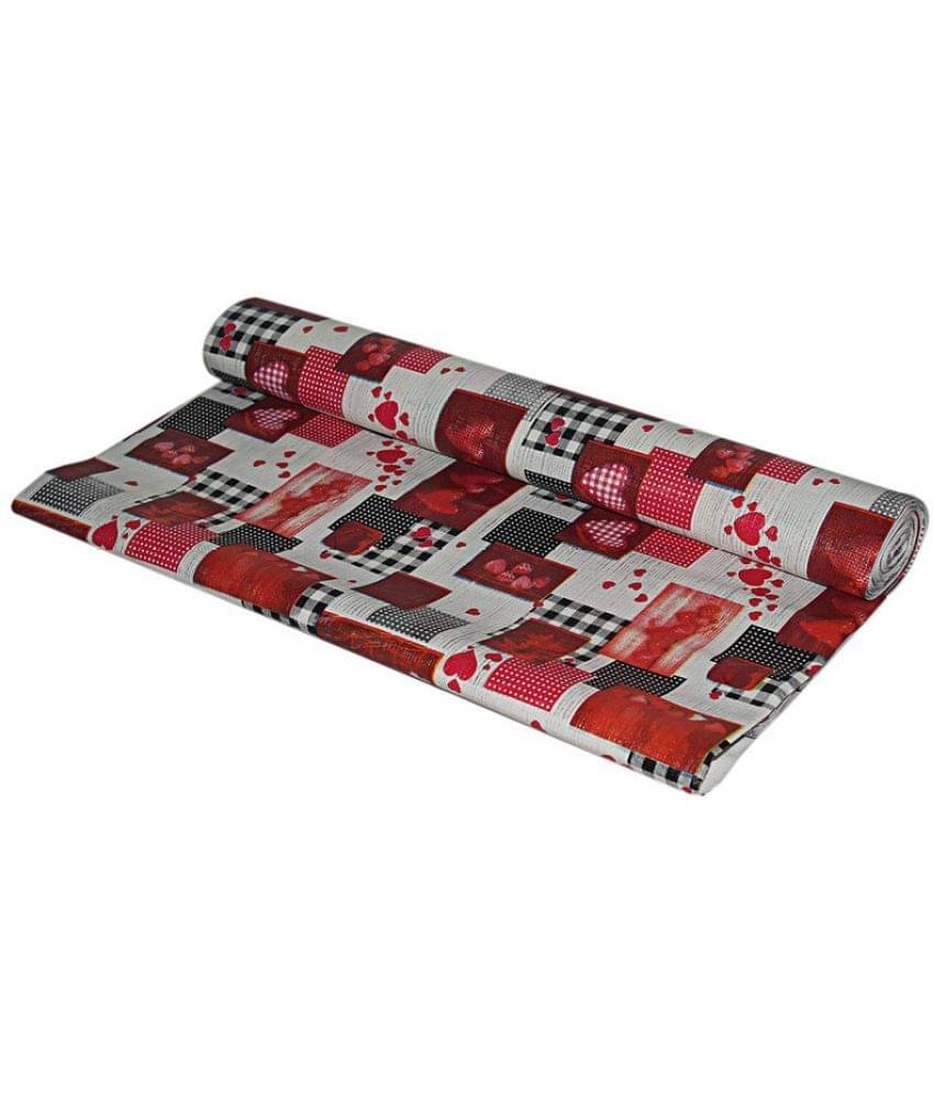 Single PVC Red Kitchen Shelf Cover Cover Single PVC Red Kitchen Shelf Cover Cover