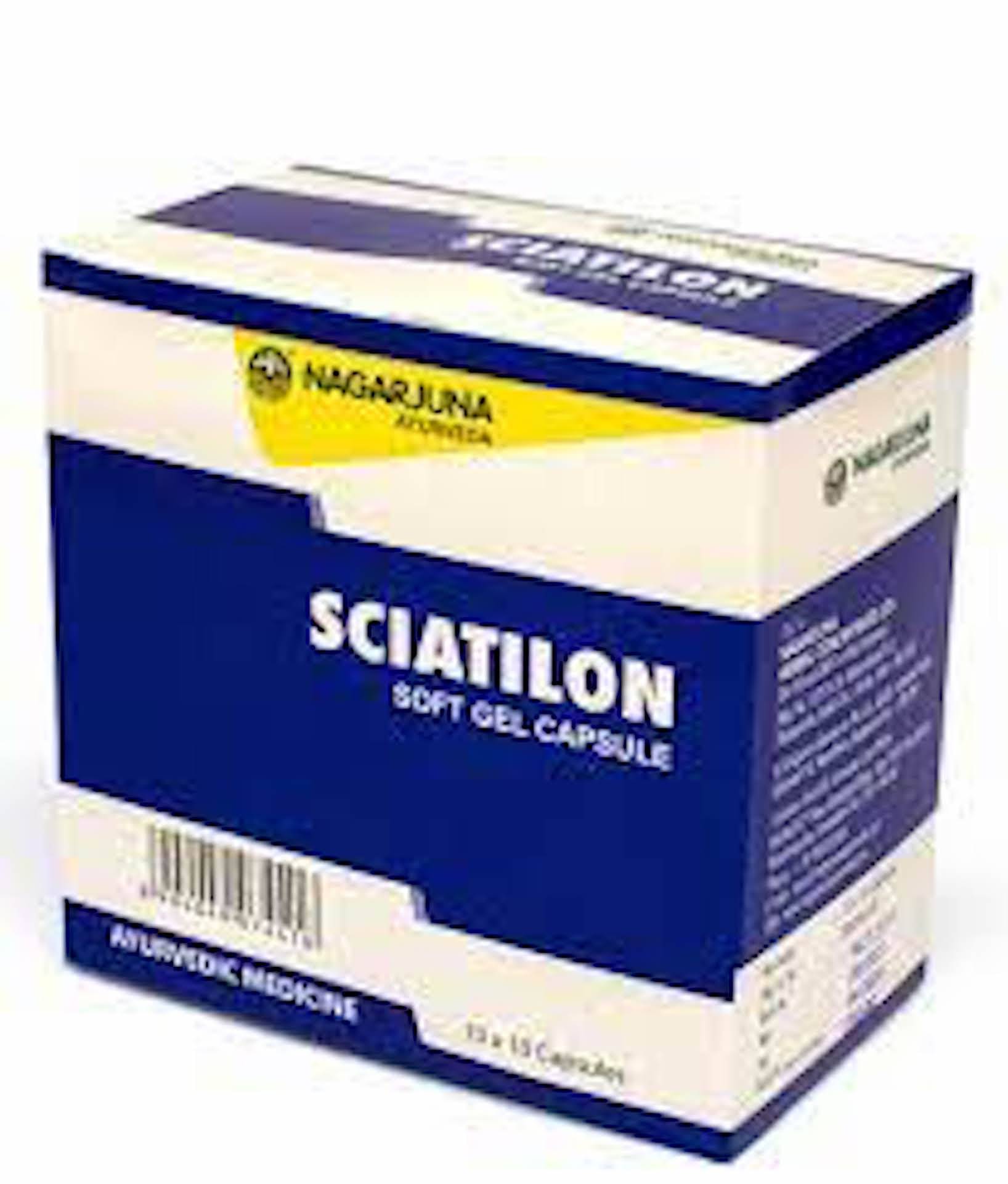 NAGARJUNA NAGARJUNA SCIATILON SOFT GELATION 100 CAPSULE NAGARJUNA NAGARJUNA SCIATILON SOFT GELATION 100 CAPSULE