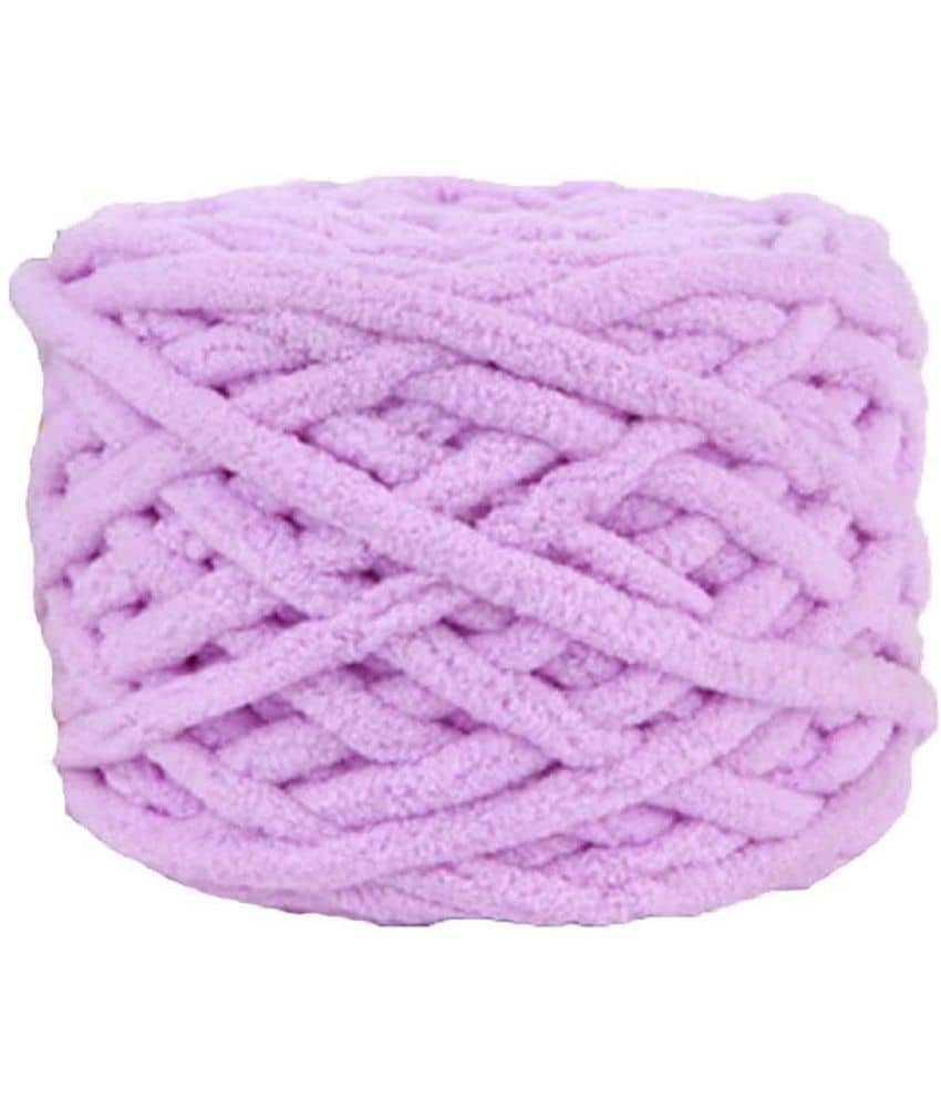 PRANSUNITA Super Thick Fluffy Jumbo Polyester Baby Blanket Chenille Yarn for Knitting, Crochet & Home Decor Projects, Afghans, throw pillows, cushions & blankets -100 GMS – 6mm thickness - Stationery | Buy online on ZillyBuy