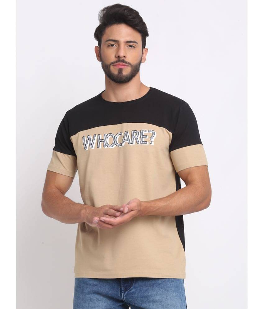     			SelFusion Pack of 1 100% Cotton Regular Fit Men's T-Shirt ( Multicolor )