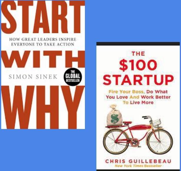     			100 dollar startup + Start With Why