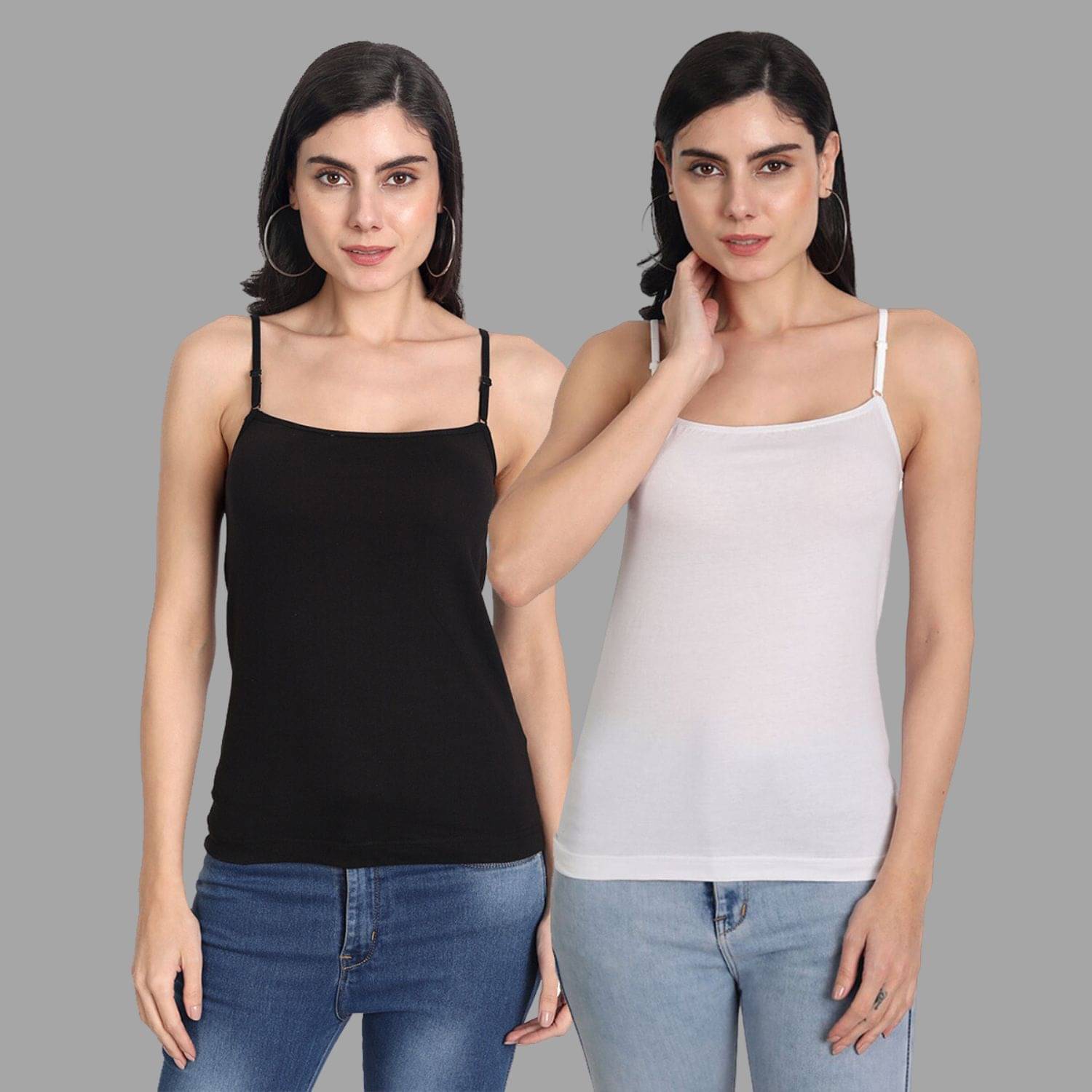 AIMLY Cotton Slip - White Pack of 2 AIMLY Cotton Slip - White Pack of 2