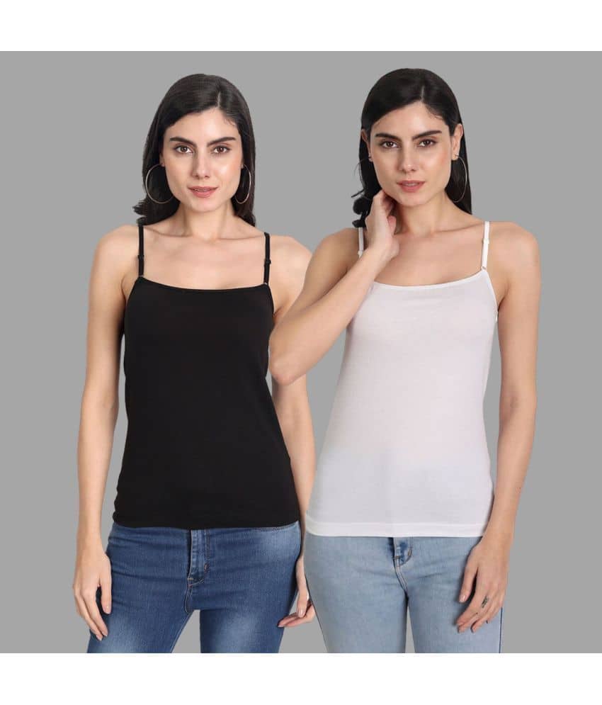 AIMLY Cotton Slip - White Pack of 2