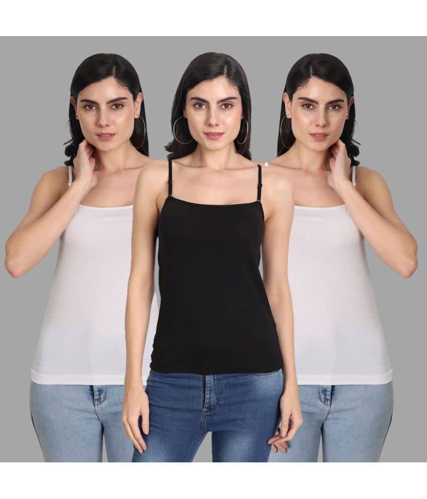 AIMLY Cotton Slip - White Pack of 3