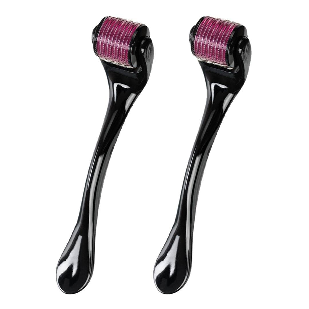 Mars by GHC Derma Roller for Hair Growth and Beard Growth, 0.5mm 540 Micro Needles, Pack of 2 Mars by GHC Derma Roller for Hair Growth and Beard Growth, 0.5mm 540 Micro Needles, Pack of 2