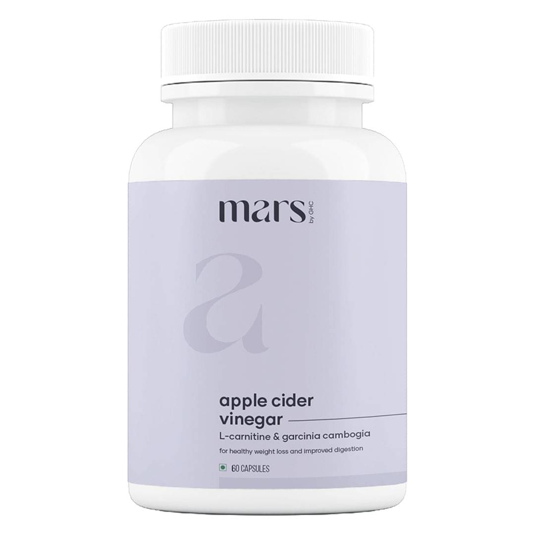     			Mars by GHC Weight loss Supplement with Apple Cider Vinegar, Garcinia Cambogia| Veg Capsules (60 Capsules)