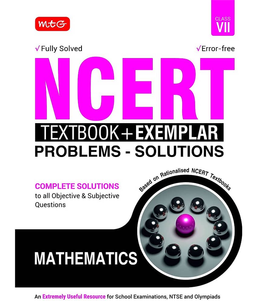 NCERT Textbook + Exemplar Problem Solutions Mathematics Class 7 - Stationery | Buy online on ZillyBuy