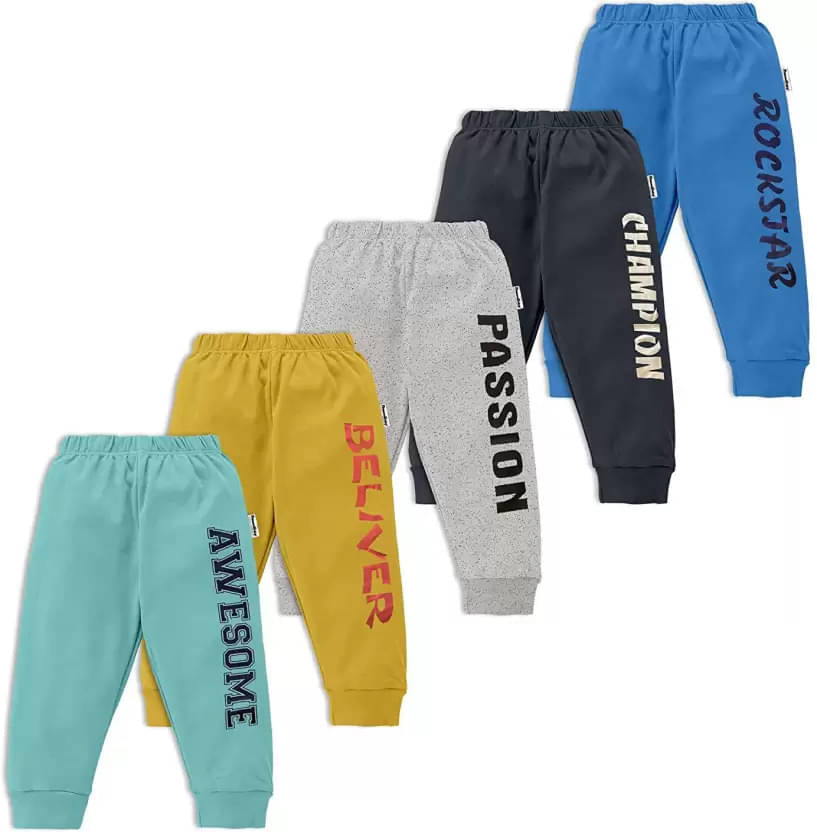     			NammaBaby Pack of 5 Boys Cotton Trackpant ( Multi )