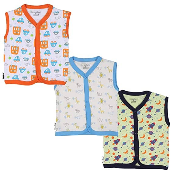 NammaBaby Pack of 3 Unisex for Baby Cotton T-Shirt ( Yellow )