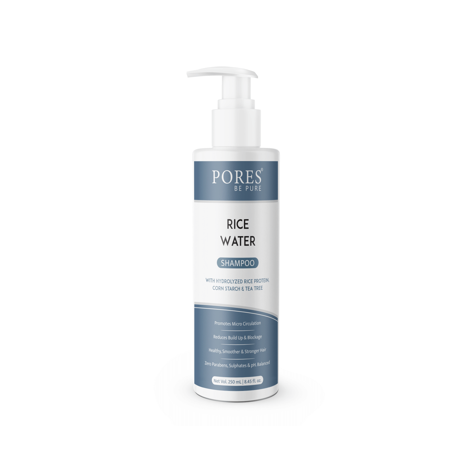     			PORES Be Pure - Antibacterial Shampoo 250 mL ( Pack of 1 )