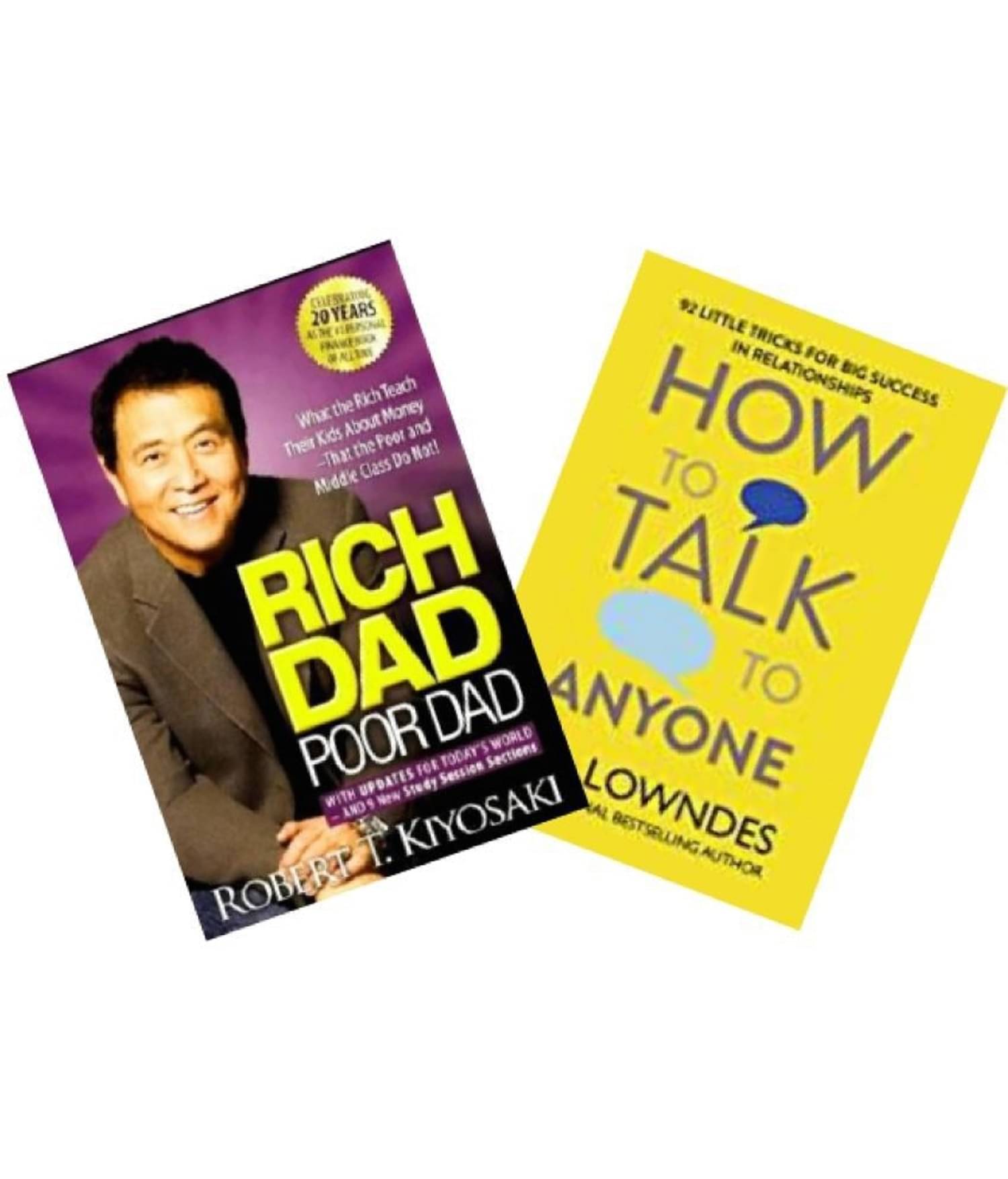     			Rich Dad Poor Dad + How To Talk Any One