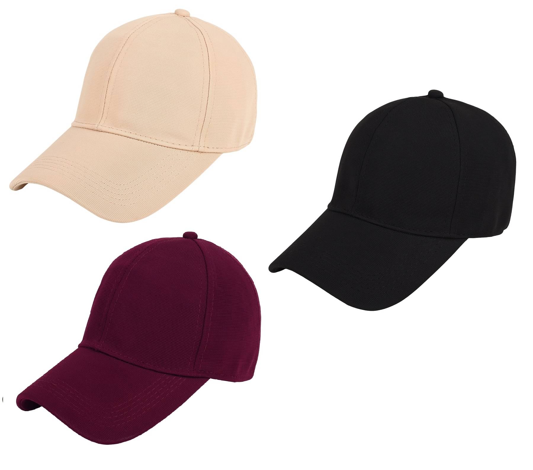     			Zacharias - Multi Color Cotton Blend Men's Cap ( Pack of 3 )