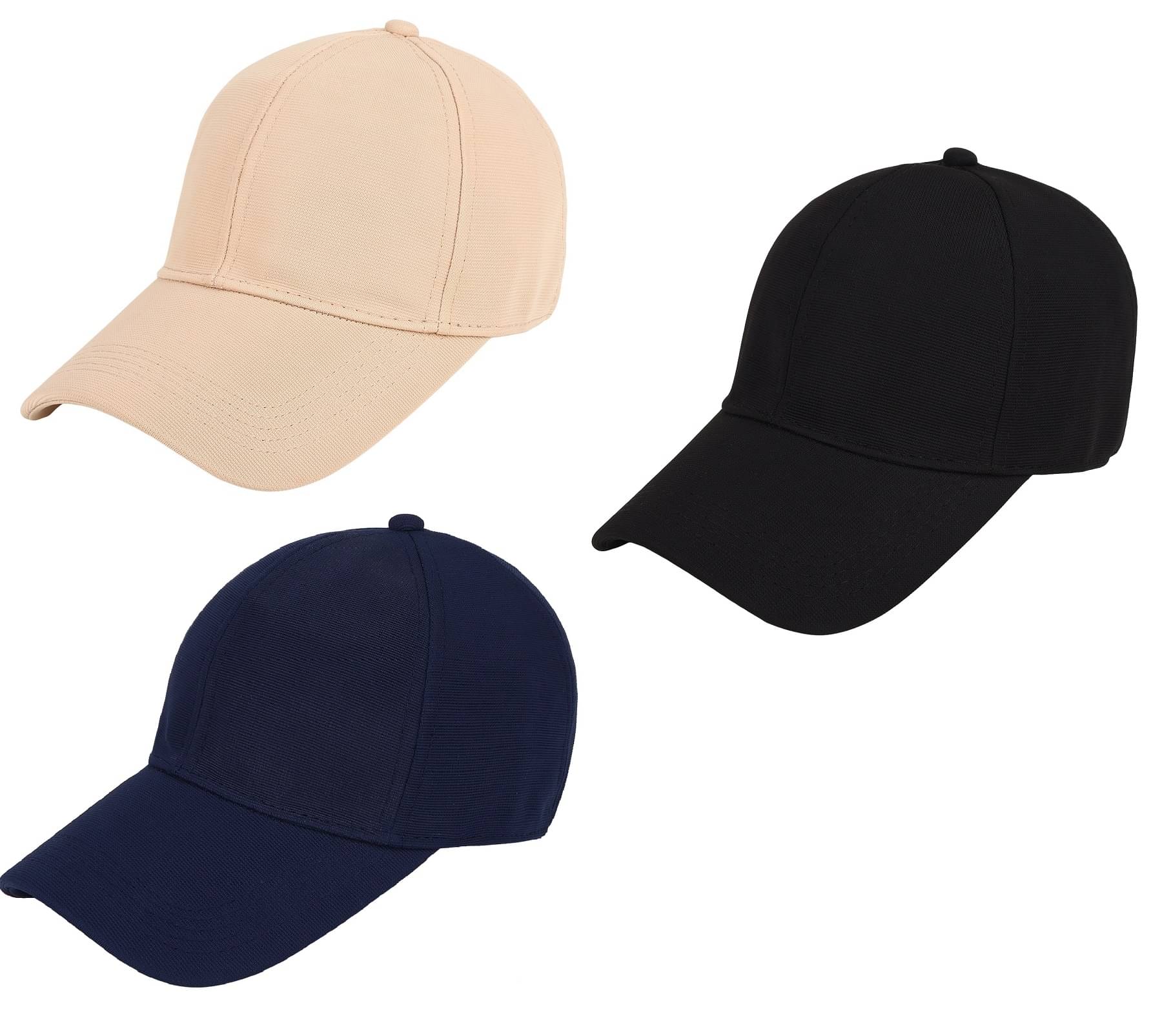     			Zacharias - Multi Color Cotton Blend Men's Cap ( Pack of 3 )