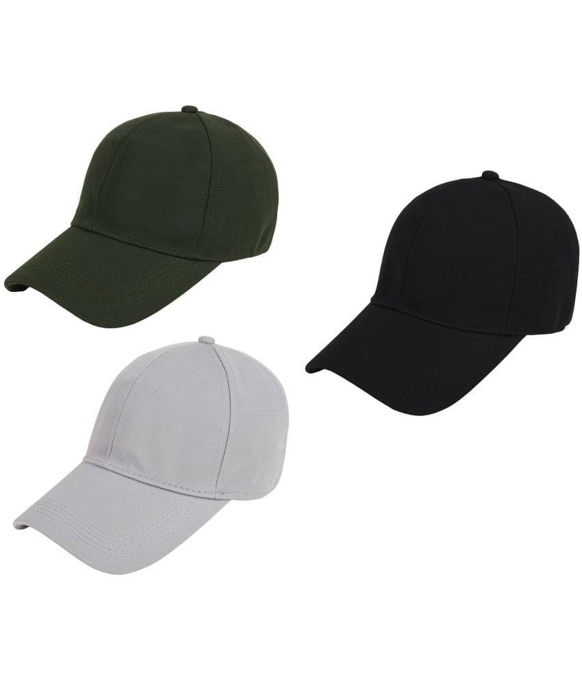     			Zacharias - Multi Color Cotton Blend Men's Cap ( Pack of 3 )