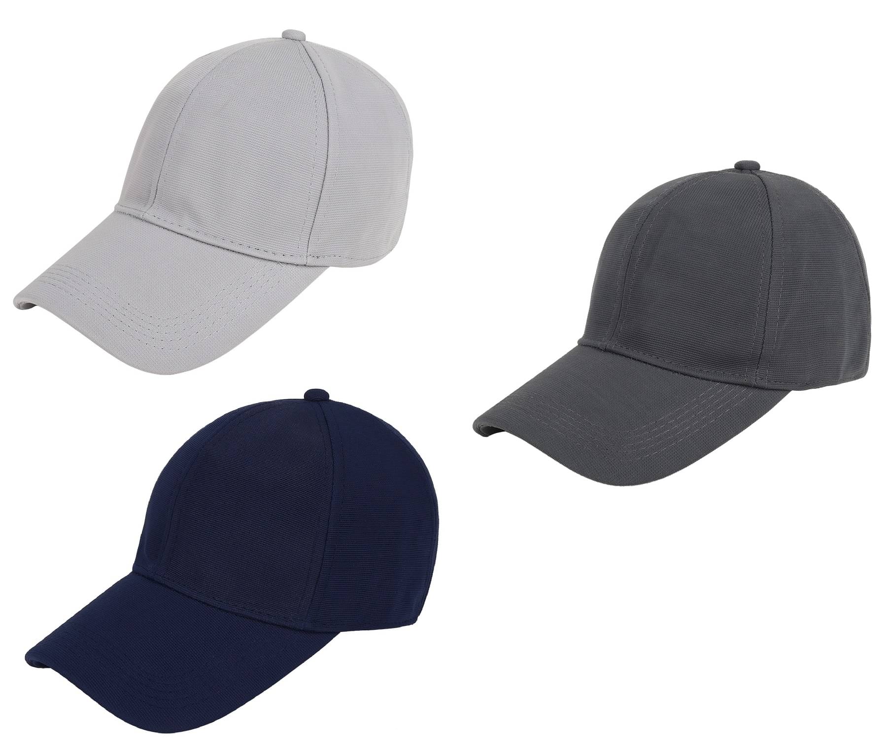     			Zacharias - Multi Color Cotton Blend Men's Cap ( Pack of 3 )
