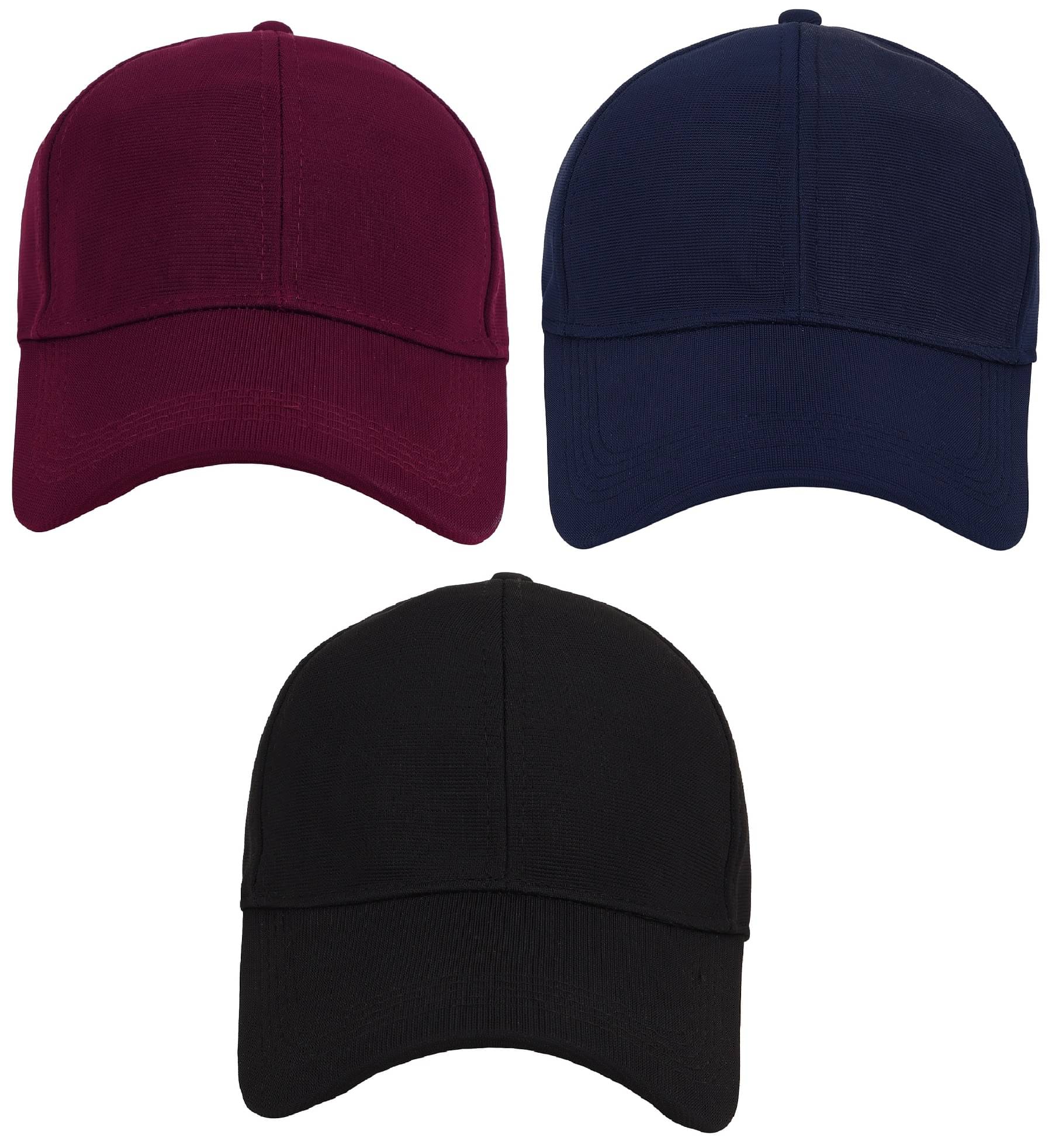     			Zacharias - Multi Color Cotton Blend Men's Cap ( Pack of 3 )