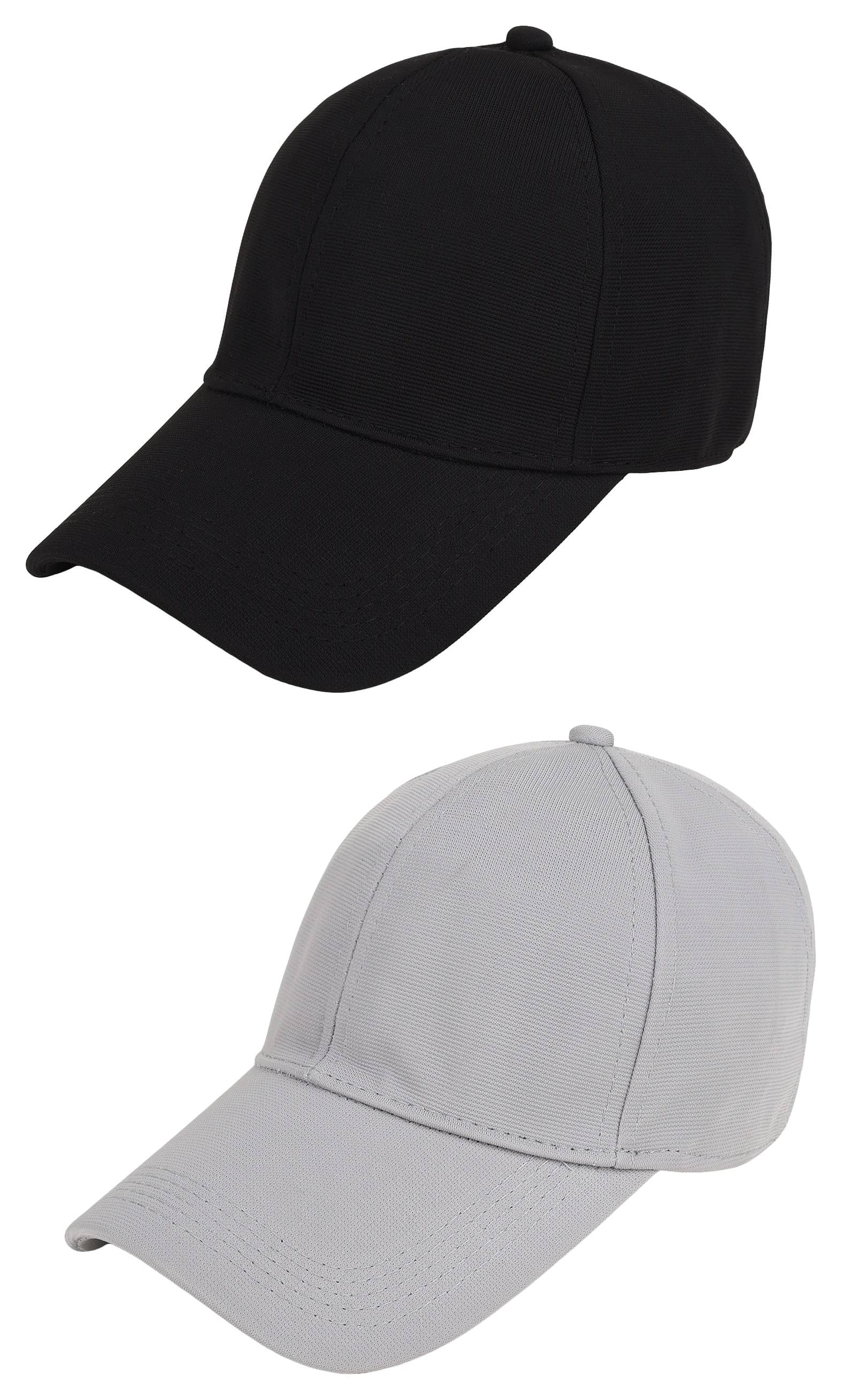 Zacharias - Multi Color Cotton Blend Men's Cap ( Pack of 2 )