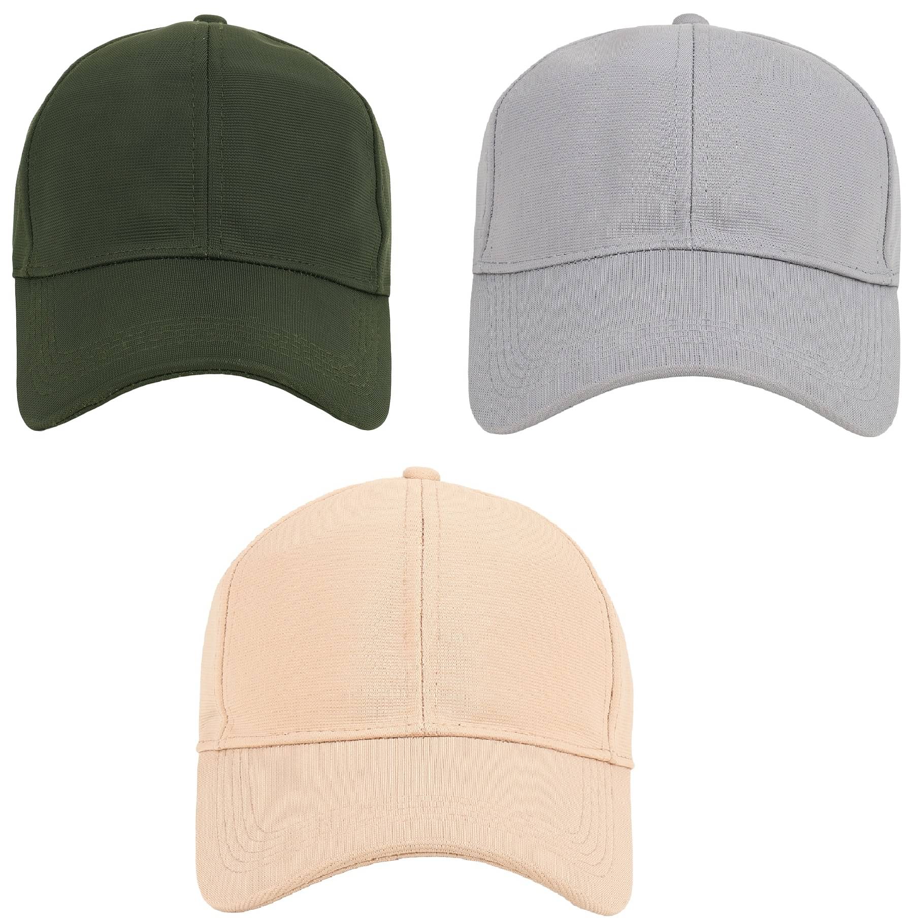     			Zacharias - Multi Color Cotton Blend Men's Cap ( Pack of 3 )