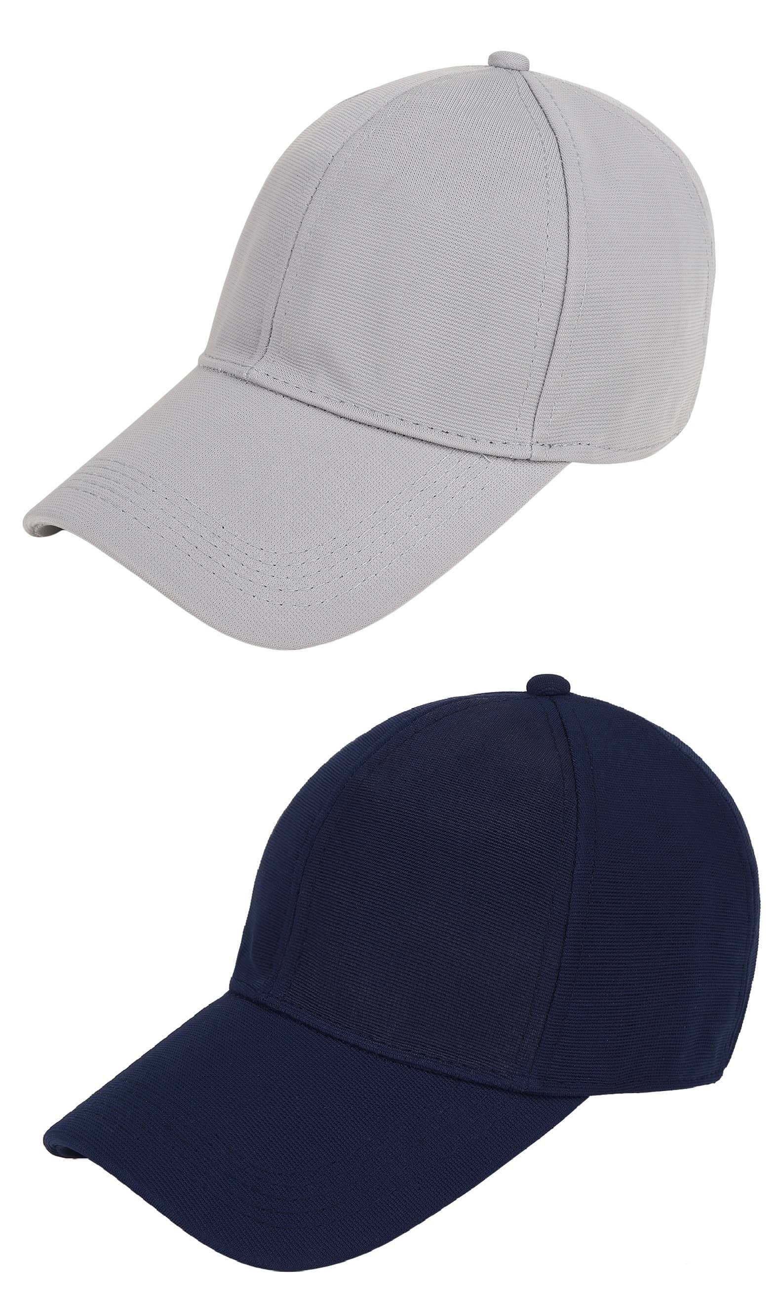 Zacharias - Multi Color Cotton Blend Men's Cap ( Pack of 2 )