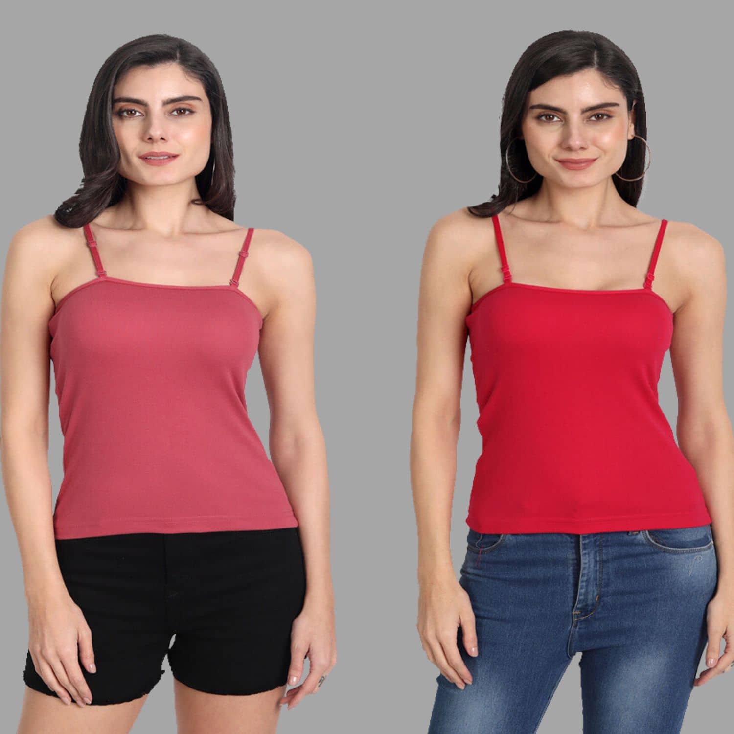 AIMLY Cotton Slip - Orange Pack of 2