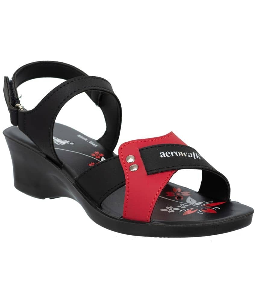 Aerowalk - Black Women's Sandal Heels - Heels | Buy online on ZillyBuy