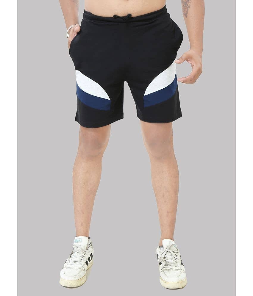 Black Brothers - Black Cotton Men's Shorts ( Pack of 1 ) - Shorts | Buy online on ZillyBuy