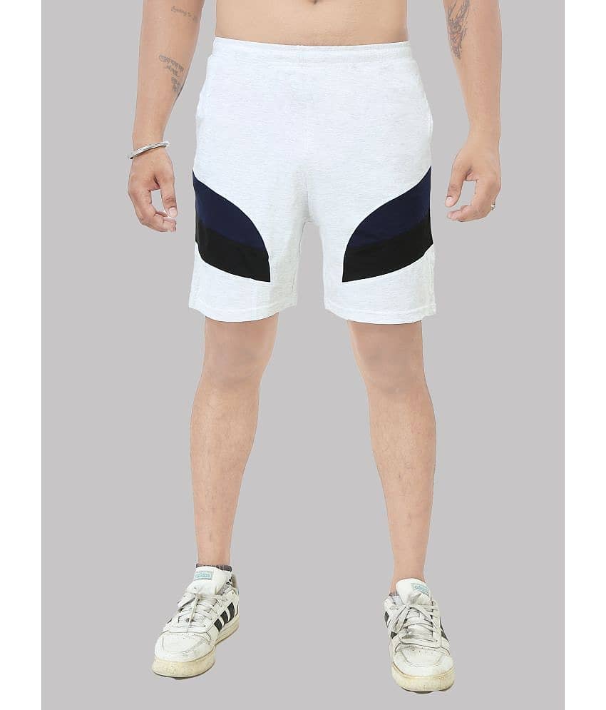 Black Brothers - Light Grey Cotton Men's Shorts ( Pack of 1 ) - Shorts | Buy online on ZillyBuy
