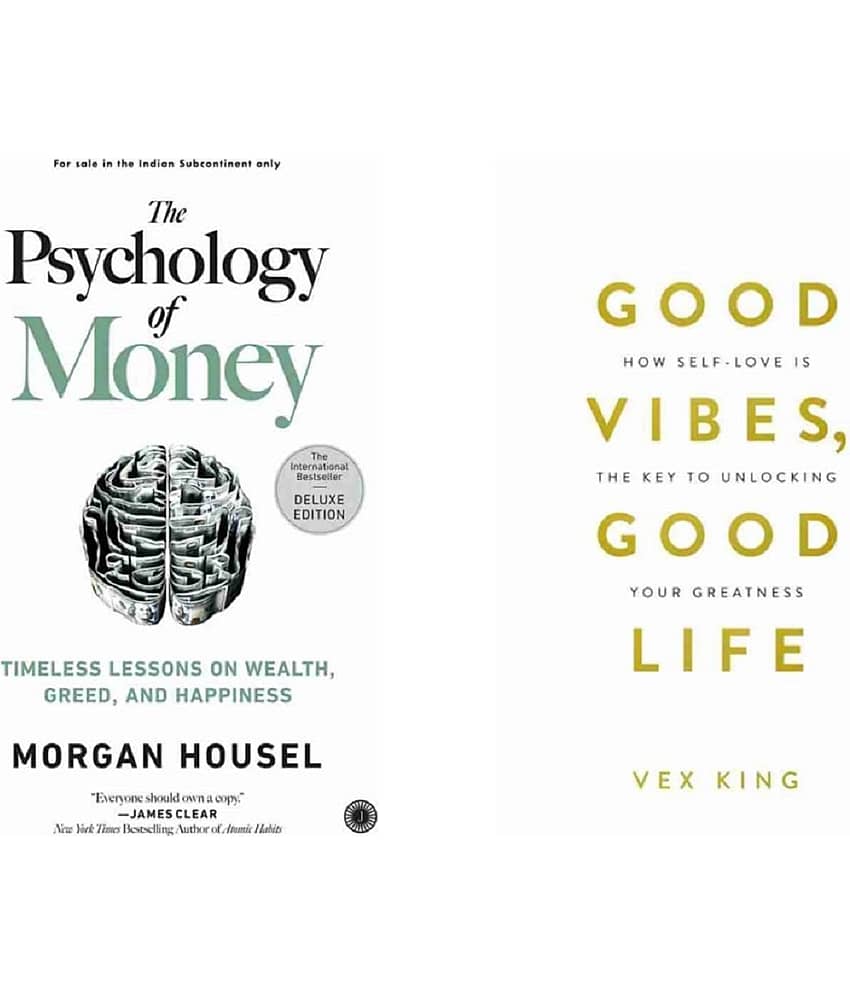 ( Combo Of 2 Pack) The Psychology of Money & Good Vibes, Good Life - English Edition Book Paperback By ( Morgan Housel & Vex King ) - Stationery | Buy online on ZillyBuy