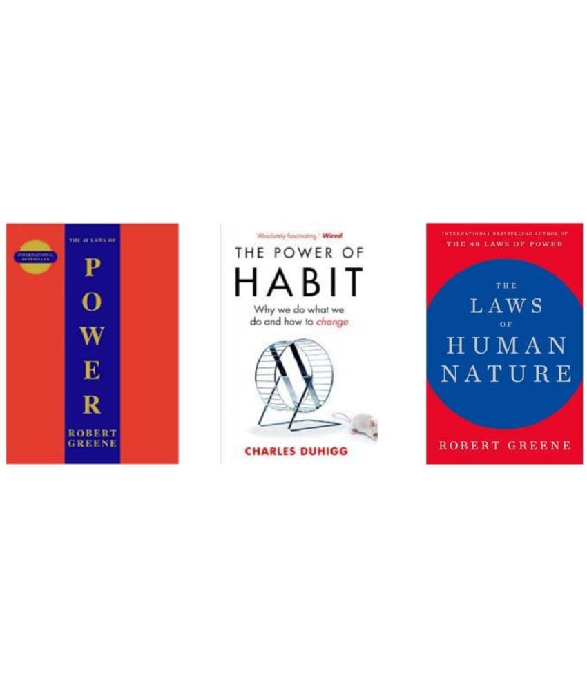 ( Combo Of 3 Books ) The Concise 48 Laws Of Power & The Power Of Habits & The Laws of Human Nature - English Paperback Book By Robert Greene , Charles Duhigg ) ( Combo Of 3 Books ) The Concise 48 Laws Of Power & The Power Of Habits & The Laws of Human Nature - English Paperback Book By Robert Greene , Charles Duhigg )