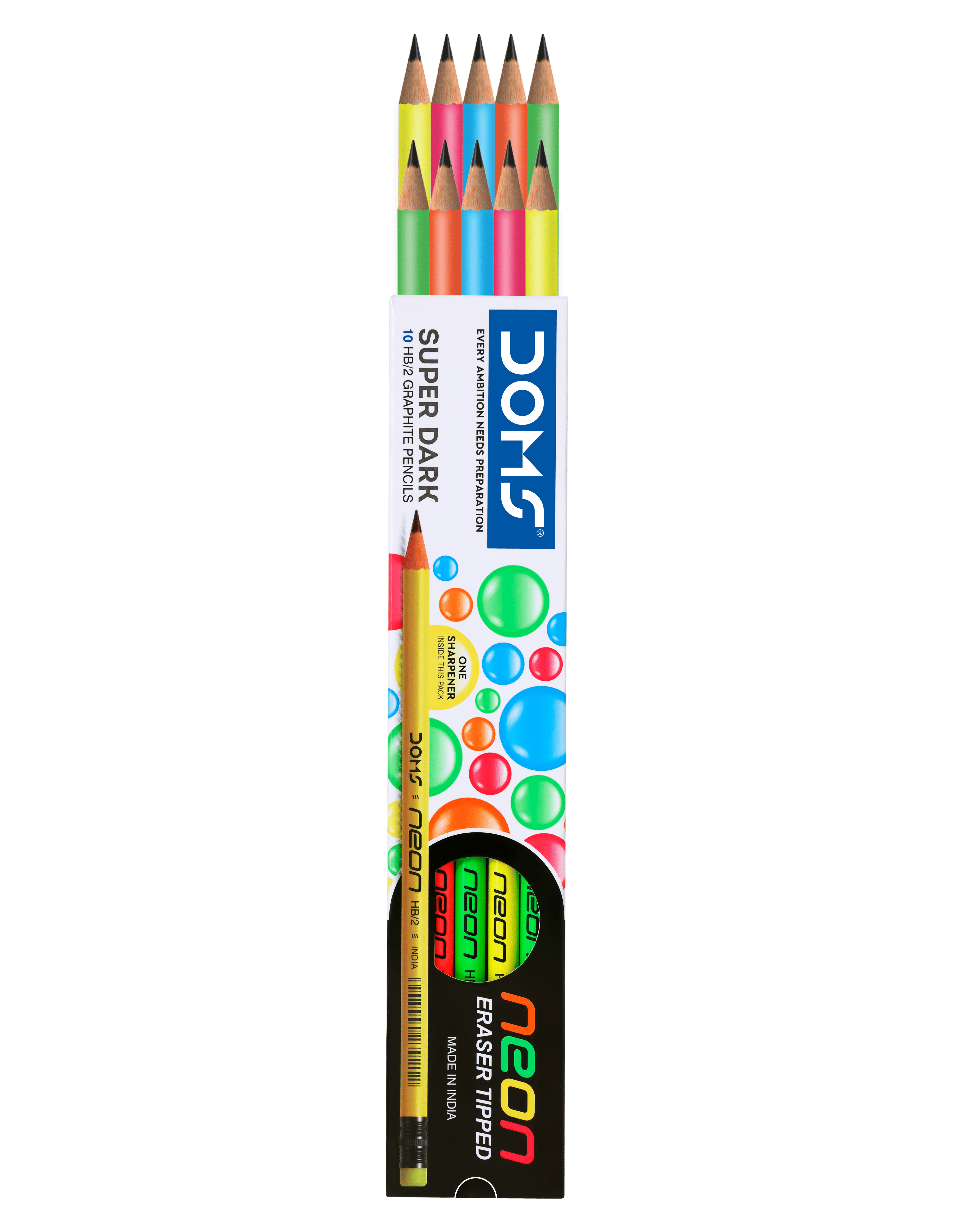Doms Neon R/T Pencil ( Pack Of 5 Packet ) - Stationery | Buy online on ZillyBuy