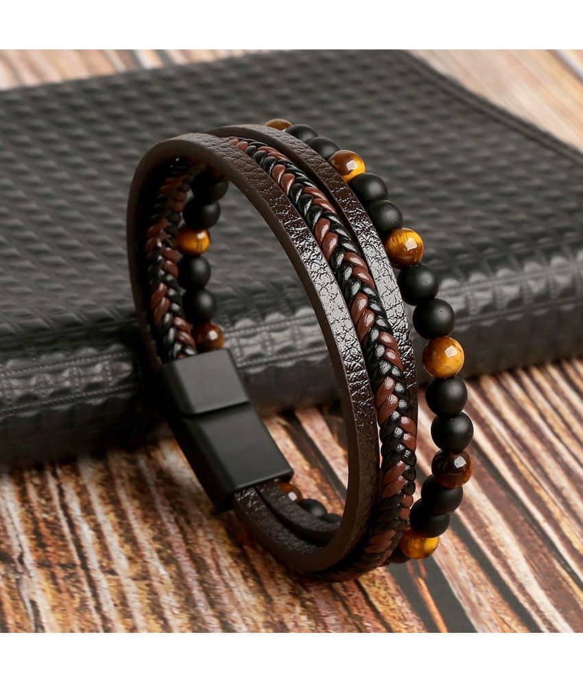 FASHION FRILL Brown Bracelet ( Pack of 1 ) - Bangles & Bracelets | Buy online on ZillyBuy