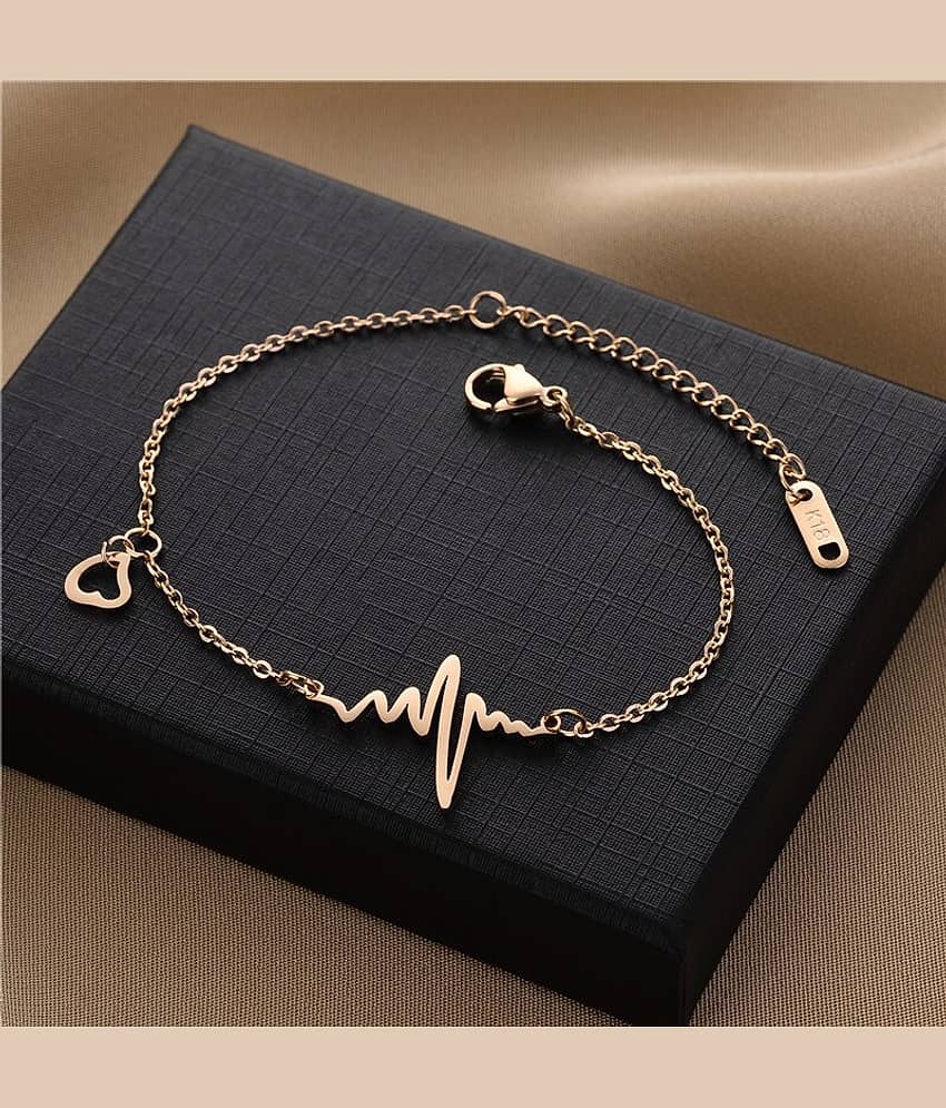 FASHION FRILL Rose Gold Anklets ( Pack of 1 ) - Anklets | Buy online on ZillyBuy