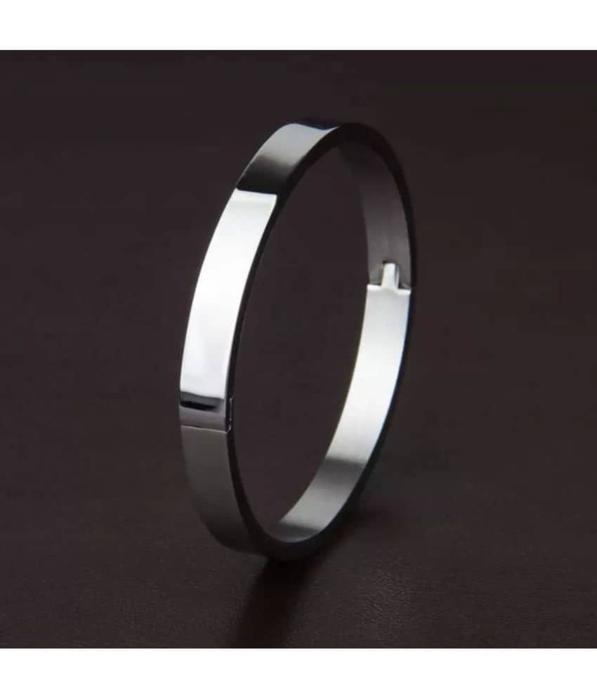 FASHION FRILL Silver Kada ( Pack of 1 ) - Bangles & Bracelets | Buy online on ZillyBuy