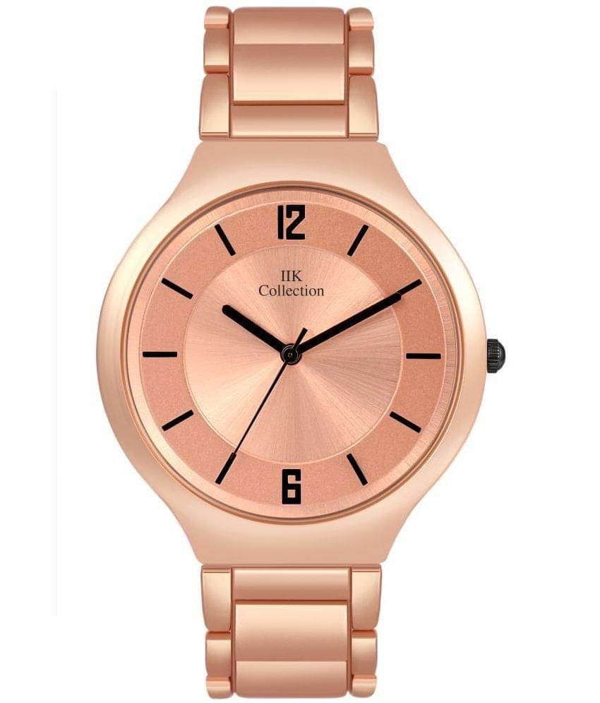 IIK COLLECTION - Rose Gold Stainless Steel Analog Womens Watch     			IIK COLLECTION - Rose Gold Stainless Steel Analog Womens Watch