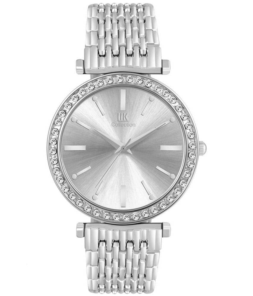     			IIK COLLECTION - Silver Stainless Steel Analog Womens Watch
