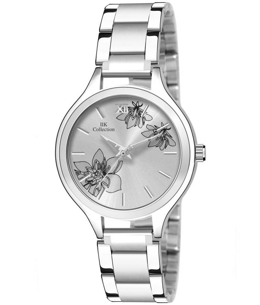 IIK COLLECTION - Silver Stainless Steel Analog Womens Watch IIK COLLECTION - Silver Stainless Steel Analog Womens Watch