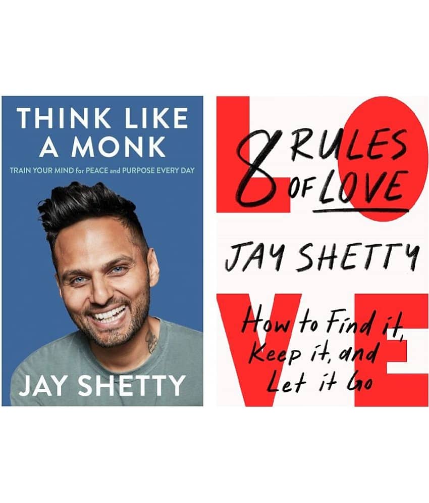 Jay Shetty 2 Books Set: Think Like a Monk & 8 Rules of Love (English, Paperback) - Stationery | Buy online on ZillyBuy